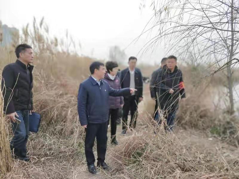 区长,区总河长张玉杰同志巡察洛龙区洛河段