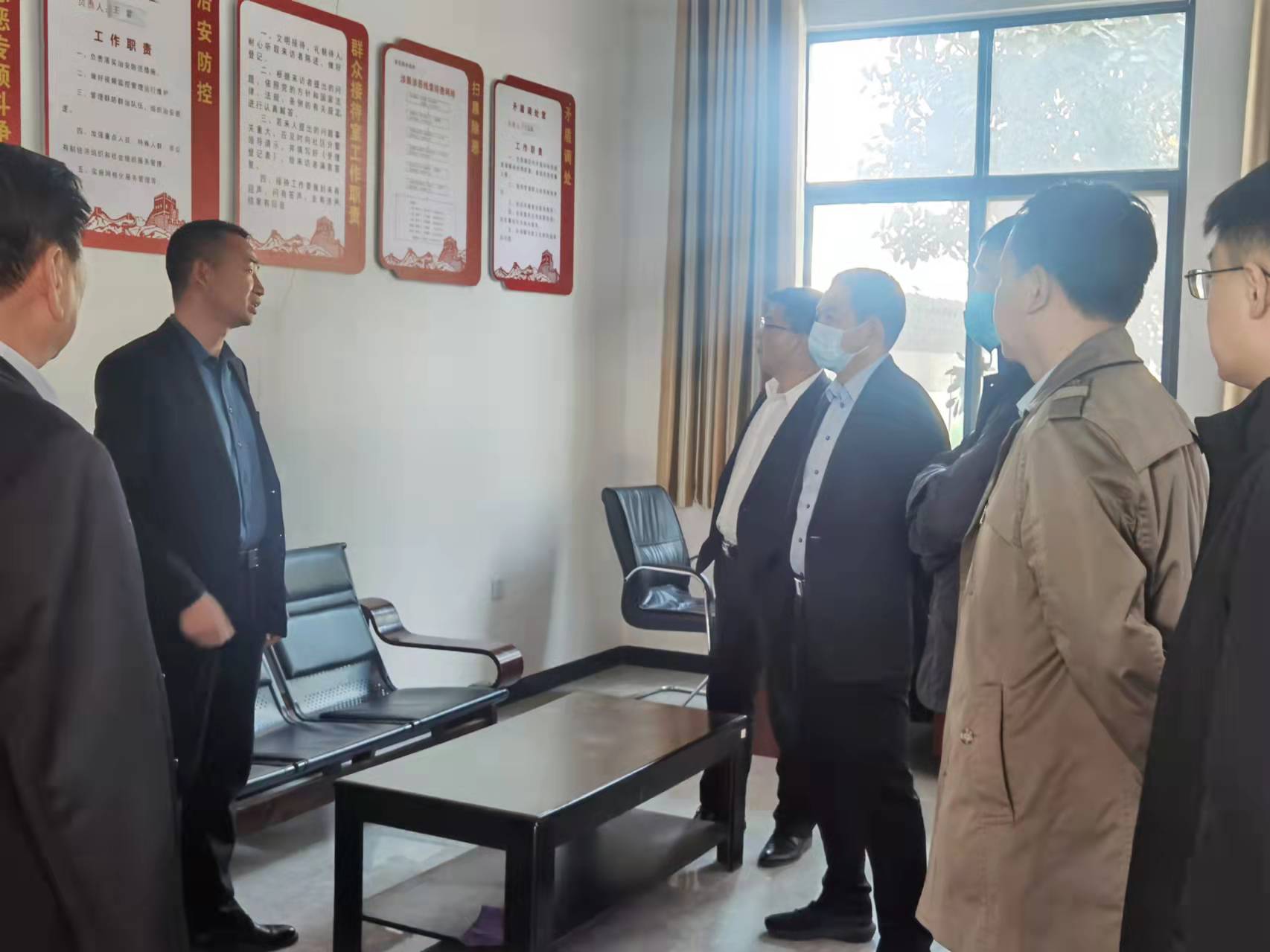 洛阳市政法委副书记李杰带队到安乐镇督导调研